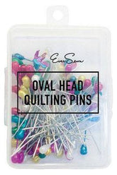 100pk Oval Head Quilting Pins 2.16" , EverSewn